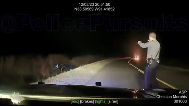 Dodge Challenger flees from traffic stop - HIGH SPEED PURSUIT ends in driver ejected at 160 mph!