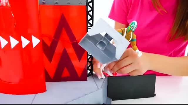 Vlad and Nikita play with WWE Toys