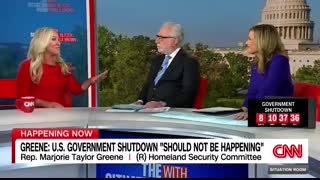 Marjorie Taylor Greene blames Republican leaders for government shutdown