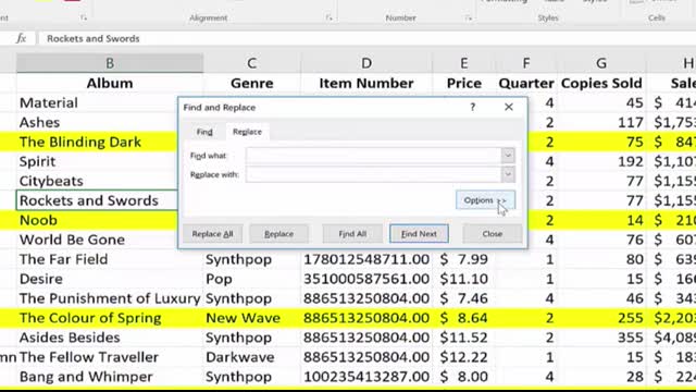 Excel Find and Replace Tutorial