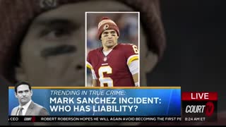 Surveillance Video Shows Mark Sanchez After Alleged Attack