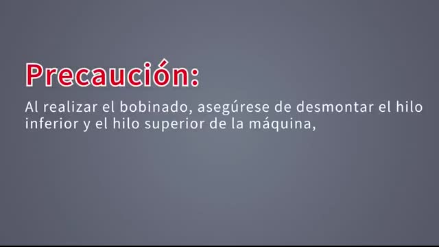 Video tutorial de la máquina de coser doméstica FHSM-505