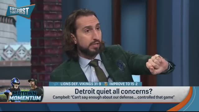 Lions beat Vikings, Chiefs get blown out, Was Sam Darnold exposed   NFL   FIRST THINGS FIRST