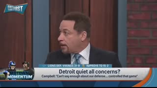 Lions beat Vikings, Chiefs get blown out, Was Sam Darnold exposed   NFL   FIRST THINGS FIRST