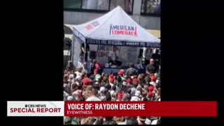 Charlie Kirk shooting witness says she saw  blood pouring out everywhere