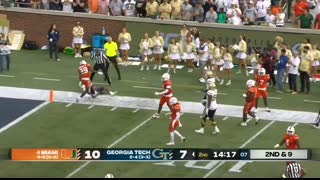 Miami Hurricanes vs. Georgia Tech Yellow Jackets   Full Game Highlights   ESPN College Football
