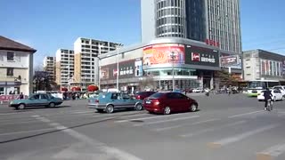 内蒙古包头市昆区商业区路口（Baotou City in Inner Mongolia）