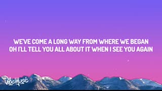 Wiz Khalifa - See You Again ft. Charlie Puth (Lyrics)