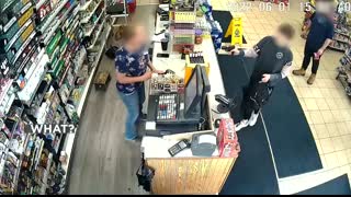 Surveillance video Boy robs gas station, fires shot