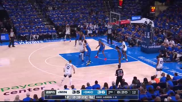 #6 TIMBERWOLVES at #1 THUNDER   FULL GAME 2 HIGHLIGHTS   May 22, 2025