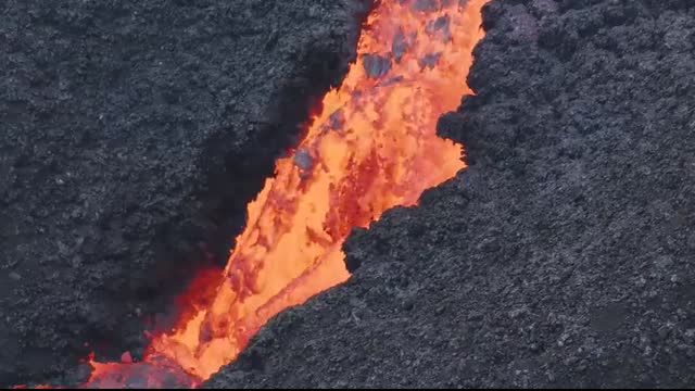 3.9.24 Day 13 drone footage from the new volcano eruption in Iceland, live stream highlights