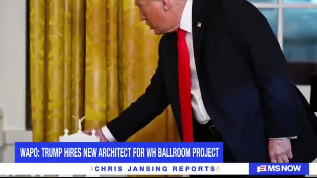 Ballroom Blitz Trump hires new architect for $300M project after clashing with first, WaPo reports