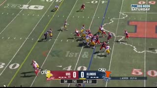 No. 21 USC Trojans vs. No. 23 Illinois Fighting Illini Highlights   FOX College Football