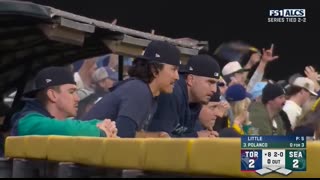 Eugenio Suárez's CLUTCH GRAND SLAM makes the difference for the Mariners in Game 5 of the ALCS! ?