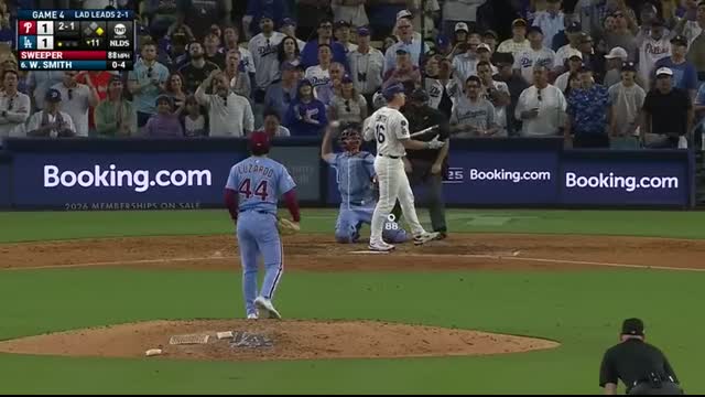 THRILLING FINISH Dodgers advance to the NLCS after a DRAMATIC play at the plate! ?