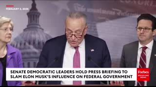 BREAKING NEWS Top Senate Democrats Take Aim At DOGE, Accuse Musk Of Running 'Shadow Government'