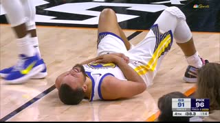 Dillon Brooks Hits Steph Curry in the Stomach ?