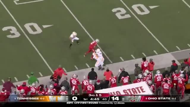 CFP First Round Tennessee Volunteers vs. Ohio State Buckeyes   Full Game Highlights   ESPN CFB