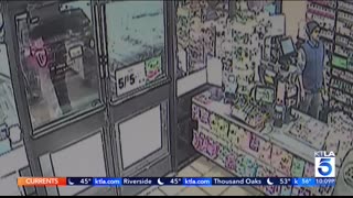 Deputy walks in on armed robbery in Carson