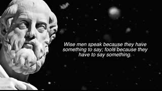 PLATO - Incredible Life Changing Quotes [Stoicism] Part 1