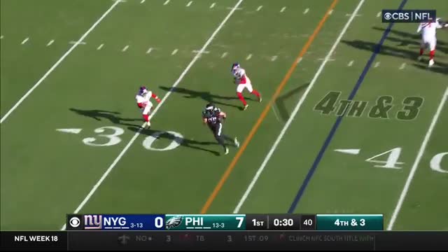 New York Giants vs. Philadelphia Eagles   2024 Week 18 Game Highlights