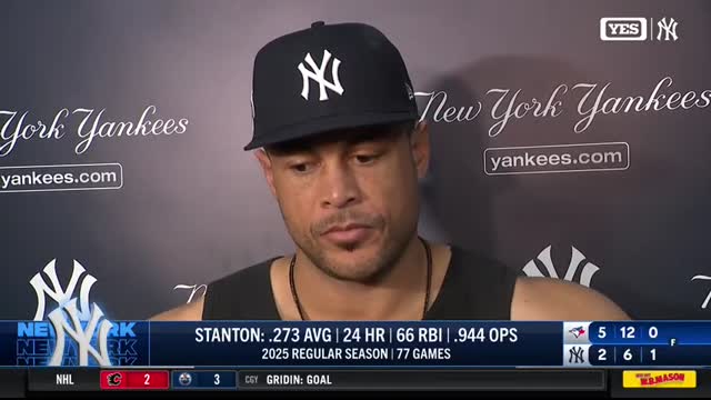 Giancarlo Stanton on disappointment after Game 4 loss