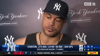 Giancarlo Stanton on disappointment after Game 4 loss