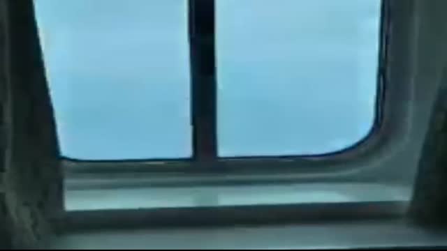 Cruise ship caught in extreme storm