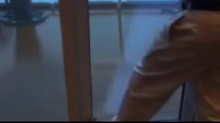 Cruise ship caught in extreme storm