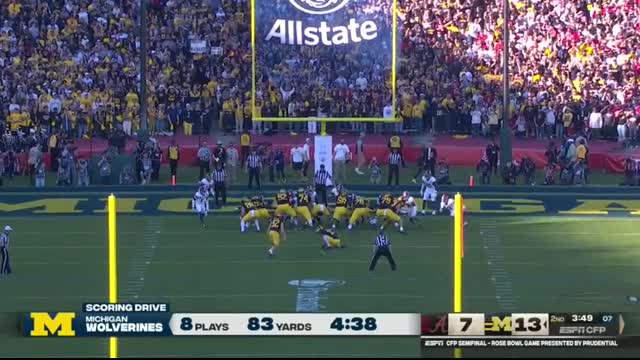 Rose Bowl Alabama Crimson Tide vs. Michigan Wolverines   Full Game Highlights   CFB Semifinal