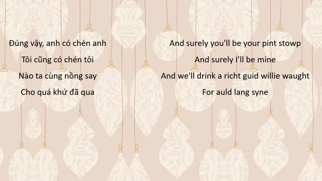 Auld Lang Syne - Susan Boyle lyrics (Auld Lang Syne - Vietsub by Lily) l58
