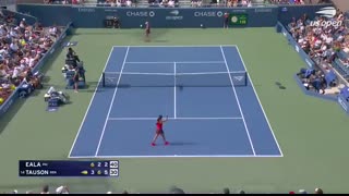 Alexandra Eala vs. Clara Tauson Highlights   2025 US Open Round 1