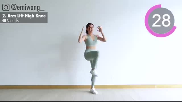 30 MIN WALKING CARDIO WORKOUT   Intense Full Body Fat Burn at Home ~ Emi