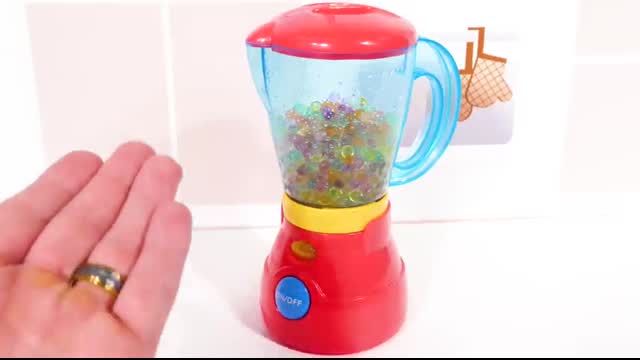 Learn Fruit and Vegetable Names for Kids with Toy Kitchen Cooking Party!