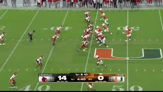 Louisville Cardinals vs. Miami Hurricanes   Full Game Highlights   ESPN College Football