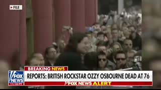 BREAKING： Legendary rocker Ozzy Osbourne dead at 76