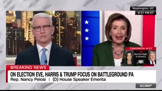 Pelosi reacts to Liz Cheney saying Speaker Johnson won’t do the right thing in January