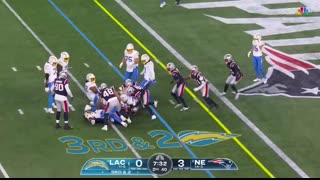Los Angeles Chargers vs New England Patriots Game Highlights   2025 NFL Season Wild Card Round
