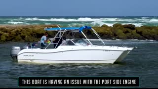 BOAT MAKING U TURN GONE WRONG AT BOCA INLET !!   HAULOVER INLET   WAVY BOATS