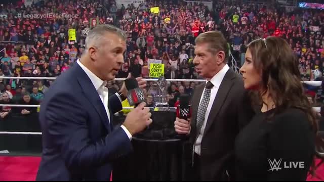 Shane McMahon returns to WWE Raw, February 22, 2016