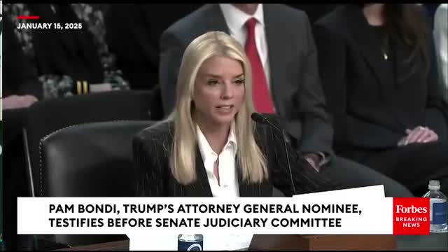 JUST IN Pam Bondi Has Tense Exchange With Sheldon Whitehouse Over Government Weaponization