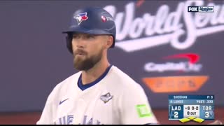 FULL 9-RUN INNING Blue Jays take their first World Series lead since 1993!
