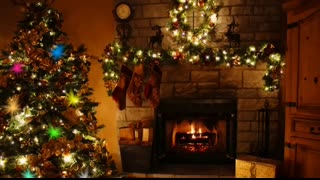 Frank Sinatra   Christmas Music , Relaxing Music  , Christmas Ambiance , Fireplace