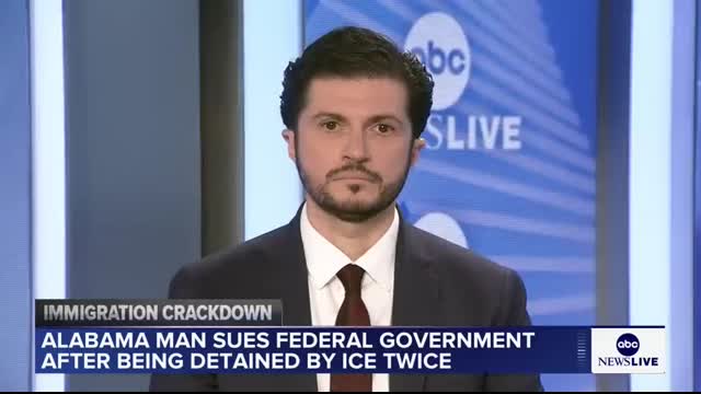 Alabama man sues federal government after being detained by ICE twice