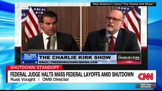 Federal judge halts mass federal layoffs amid shutdown