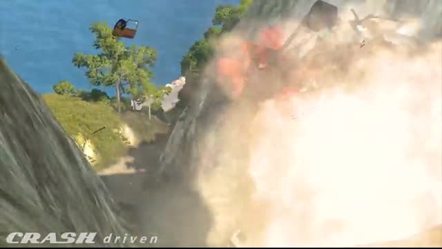 Cliff Drops Car Crashes #17 - BeamNG Drive   CRASHdriven