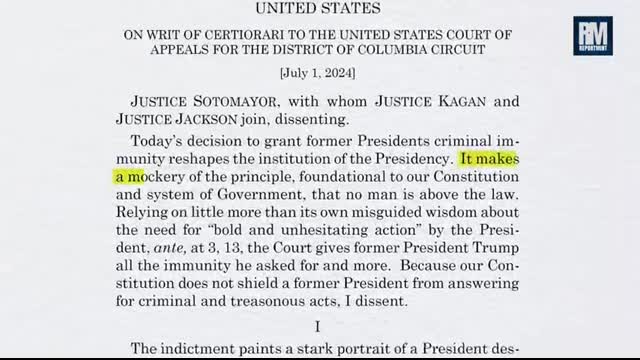 Supreme Court DESTROYS Trump’s Immunity Claim — Presidency No Longer Above the Law