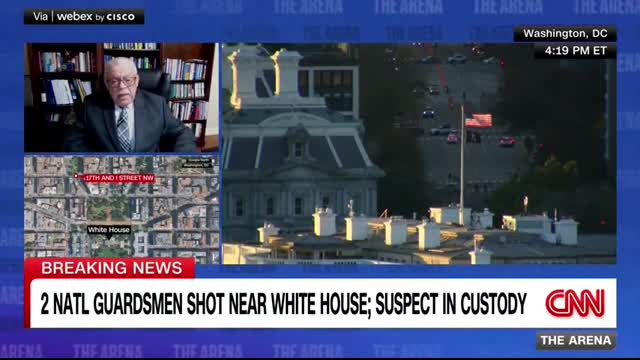2 National Guardsmen shot near White House, suspect in custody and 'severely wounded'