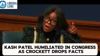 Kash Patel HUMILIATED in Congress as Crockett Drops Facts