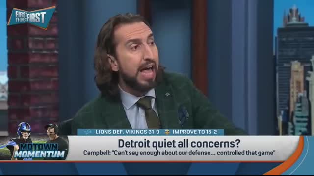 Lions beat Vikings, Chiefs get blown out, Was Sam Darnold exposed   NFL   FIRST THINGS FIRST